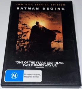 Batman Begins 2 disc Special Edition - DVD, 2005 - REGION 4 - R4 - WARRANTY AUS - Foto 1 di 1