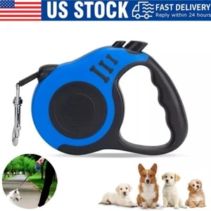 Correa retráctil para perro de 16,5 pies - Cable automático para caminar, azul duradero sin enredos - Imagen 1 de 9