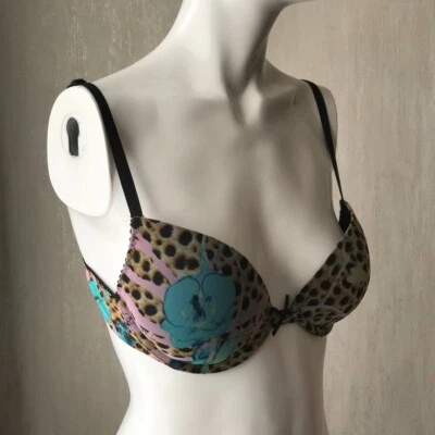 Sujetador push up vintage roberto cavalli copa c talla 32, S/M Foto 1 de 4