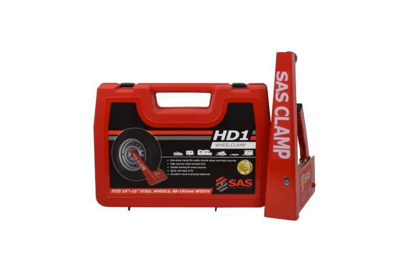 New SAS HD1 Wheel Clamp in Case, 10" - 15″ Steel Wheels, FAST & FREE POSTAGE✅ - Image 1 of 4