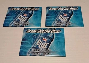 Vintage Pepsi Button Lot Of 3 Pepsi Blue Berry Cola Fusion Break Out The Blue - Picture 1 of 4