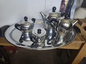 Vintage Alfra Alessi Cylindrical and Bombé Series Tray Set - Picture 1 of 24