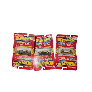 NUOVO Lionel Revolvers Diecast Giallo Vintage Flip Car Doppio Lato Giocattolo Veicolo - Foto 1 di 12