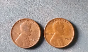 lote 2 centavos lincoln 1920 y 1925 - Imagen 1 de 4