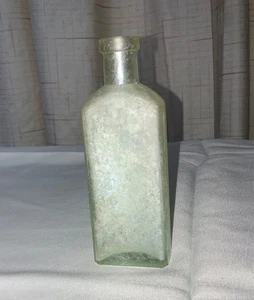 Anfang 1894-1910, G.W. Cole Co. / Drei in einer Ölflasche, moldgeblasen irisierend - Bild 1 von 12