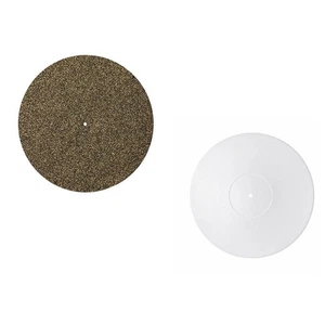 12" Acrylic/Rubber Record Player Turntable Platter Mat Slip Mat Anti-static Pad - Picture 1 of 15
