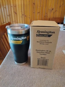 Remington Coolers 30oz Stainless Steel Tumbler Black - Picture 1 of 6