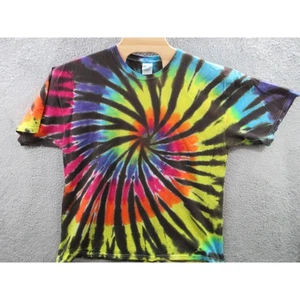 GILDAN Herren T-Shirt XXL 2XL Spiral Batik Regenbogen bunt Festival Hippie - Bild 1 von 15