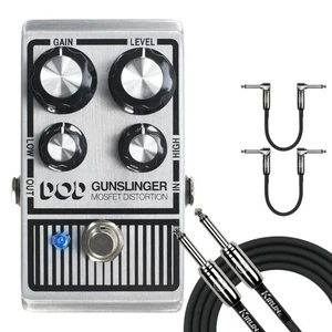 DOD Distortion Gunslinger Aggressive Guitar Effects Pedal Gunslinger W-CABLES - Picture 1 of 20
