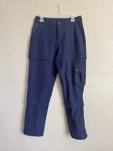 Outdoor Voices RecTrek Zip-Off Pant Women Medium Navy Blue 3 Convertible Cargo - Picture 1 of 3