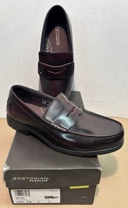 Bostonian Flexlite Hombres Borgoña Penny Mocasín Zapatos de Vestir Talla 8 Anchos ¡ENVÍO GRATUITO! - Imagen 1 de 8