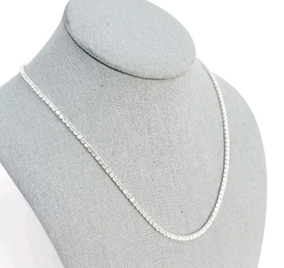 LUV AJ X ALYSSA LYNCH зубцы комплект теннис ожерелье в серебро RV $80 - Изображение 1 из 4