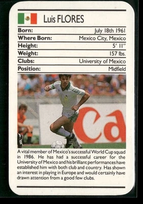 1988 ACE Sporting Greats # Luis Flores Universidade do México - Imagem 1 de 2