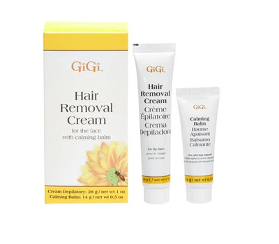 Juego de crema depilatoria facial y bálsamo calmante Gigi Foto 1 de 2