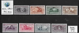 WC1_18847. AEGEAN GENERAL ISSUES.1930 VIRGILIUS short set. Sc. 3-9. MH-MLH - Picture 1 of 1