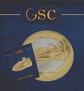 2025 James Bond 90’s Six Decades of 007 1oz Silver Bullion Gilded Edition - Bild 1 von 4