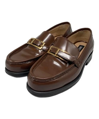 Sapato plano feminino Sergio Rossi tamanho 36 couro marrom - Imagem 1 de 4