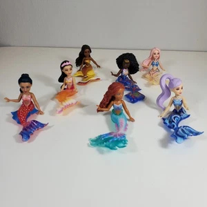 Lote de 7 figuras de la película de acción en vivo de Disney La Sirenita Ariel y las hermanas - Imagen 1 de 10