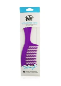 Wet Brush Hair Detangling Comb Wave Tooth Design For Tangles - Purple - Picture 1 of 2