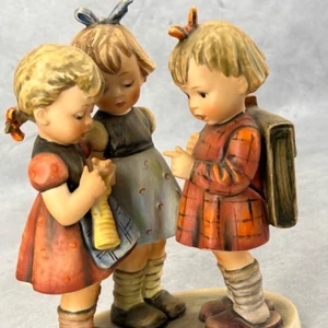 Rara Figurina Hummel Goebel School Girls 177/I TMK 4 - 1964 1972 - Foto 1 di 14