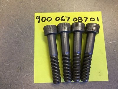 LOT OF 4 NICE USED ORIGINAL GENUINE PORSCHE 911S 911E CV AXLE BOLTS M10X55 INBUS - Image 1 of 2
