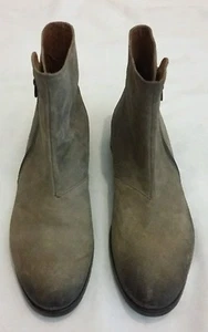 PAUL SMITH SULLIVAN Style Distressed Suede Leather Ankle Boots Beige uk 6 eu 40 - Picture 1 of 7