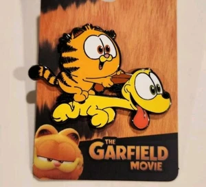 the Garfield Movie 2024 Garfield Oddie Ride Enamel Pin NEW - Picture 1 of 9