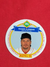 1992 King-B Collector's Edition Discs Roger Clemens #9 of 24 Food Issue