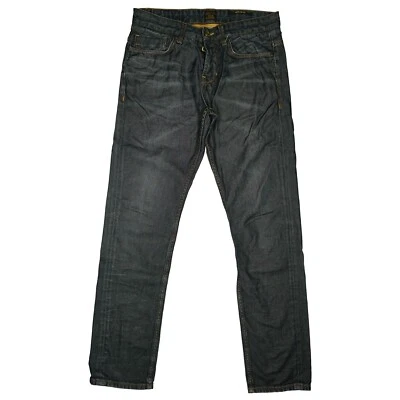 Calça jeans masculina reta regular 48 M W31 L32 cinza usada S.Oliver apertada - Imagem 1 de 4