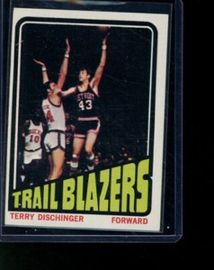 1972-73 TOPPS #143 TERRY DISCHINGER BLAZERS 
