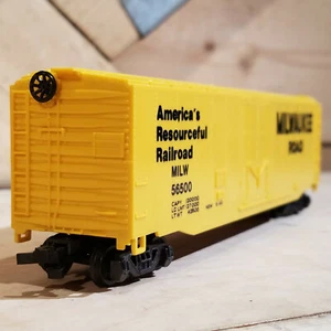 Milwaukee Road treno scala HO vagone merci MILW 56500 fienile swanky - Foto 1 di 12