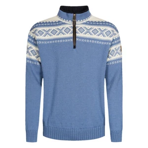 DALE OF NORWAY Cortina Unisex Half Zip Sweater - Made in Norway - Picture 1 of 4
