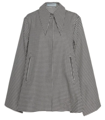 Jaqueta capa Silvia Tcherassi houndstooth Gabrielle tamanho XS EXCELENTE ESTADO USADO! - Imagem 1 de 4