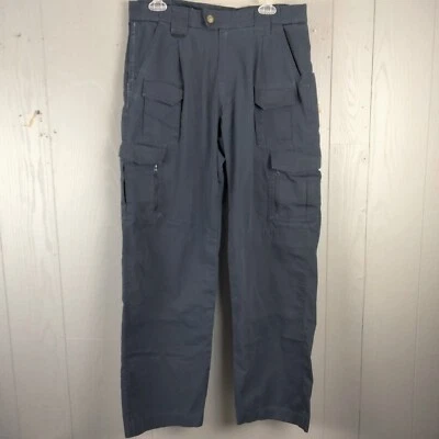 复古黑鹰轻便战术工装裤男式 34/33x31 蓝色防撕裂 — 第 1/4 张图片