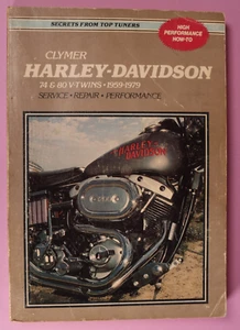 Clymer Repair Manual 1959 - 1979 Harley Davidson 74 & 80 4 Speed V-Twins - Picture 1 of 16