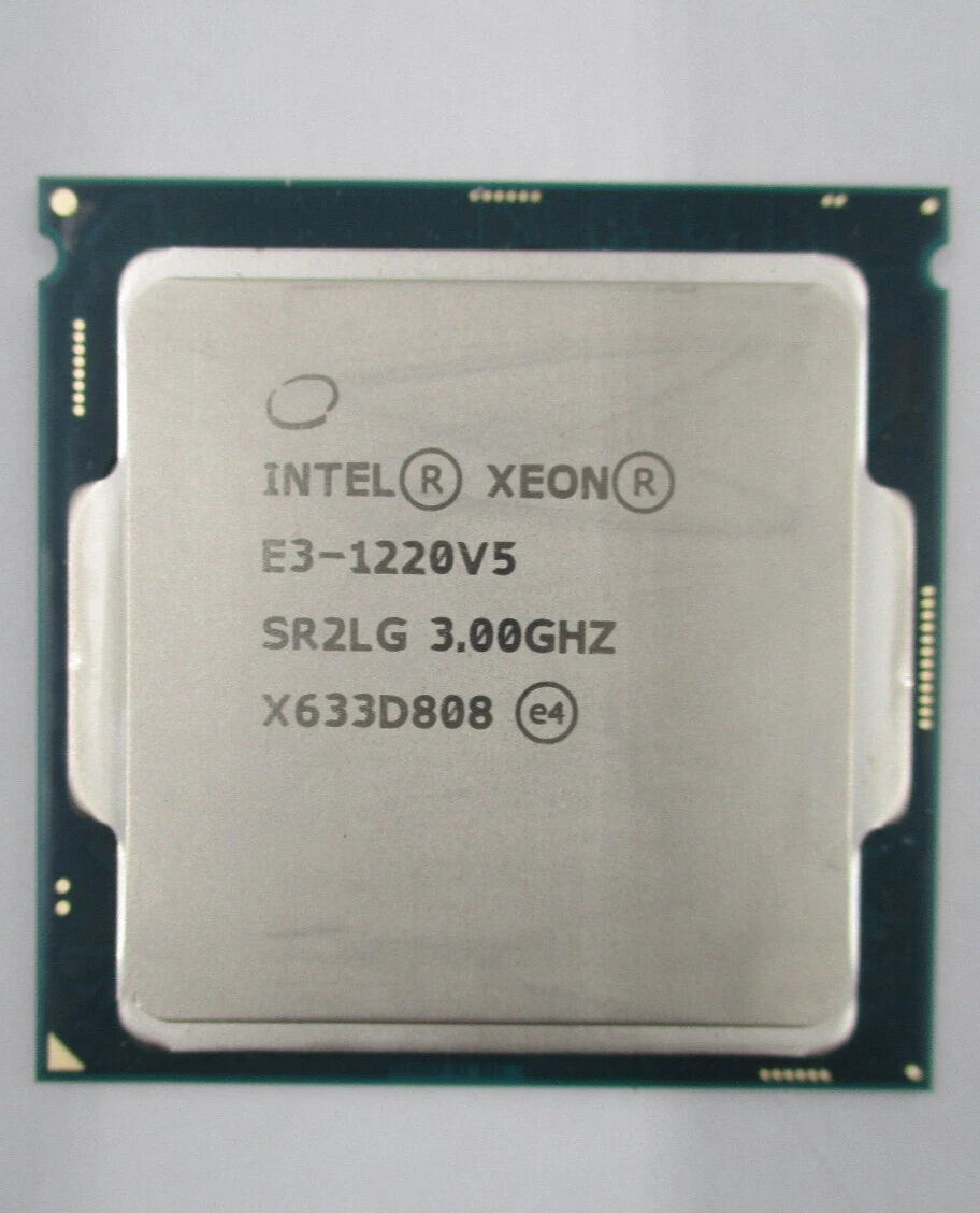 新品未開封 Intel Xeon E3-1220V5 BOX Intel Xeon E3-1220 V5 Processor Model Computer Processors (CPUs