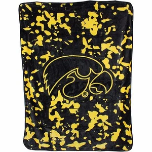 Iowa Hawkeyes College Covers 63 x 86 morbido Raschel peluche coperta lancio - Foto 1 di 7