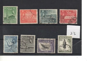 Adén (33) Elizabeth 1953 - selección definitiva - inc 10/-d - usado - SG Cat £4 - Imagen 1 de 1