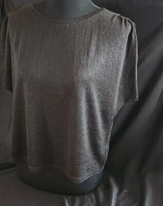 Women's Industry Republic Clothing Black Short Sleeve Top Blouse Size Medium - Picture 1 of 4