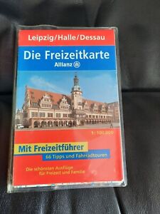 Die Freizeitkarte Allianz, Bl.59, Leipzig/Halle/Dessau mit Fahrradtouren