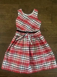 EUC Girl’s Size 8 Medium M Jona Michelle Valentines Easter Spring Dress Red - Picture 1 of 8