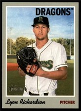 2019 Topps Heritage Minors Base #25 Lyon Richardson - Dayton Dragons