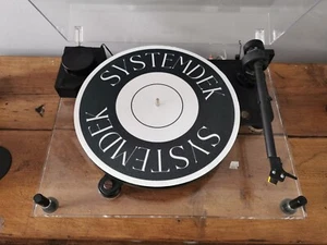 Custom Systemdek Reversed MAT PRECISION TURNTABLE FELT Platter Mat - Picture 1 of 3