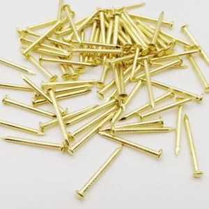 1 mm-1,8 mm Kupferplattierung Iron Tack Kleiner Mini-Rundkopfnagel für Modellbau - Picture 1 of 7