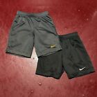 Nike Black and Gray Mesh Shorts Youth Boys 5-7 Lot of 2 Athletic Training Shorts