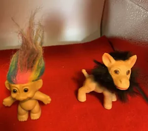 2 VINTAGE TROLLS. MUST SEE NO RESERVE. - Picture 1 of 3
