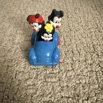 WARNER BRO. Carl's Jr Animaniacs 1998 juguete de comida para niños Yakko Wakko Dot Car de colección Foto 1 de 3
