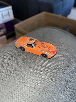Vintage General Lee Style MidgeToy Rockford Ill USA Diecast Orange - Image 1 of 3