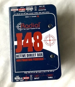 Radial J48 MK2 48V Phantom Power Active Direct Box - Picture 1 of 4