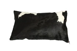 Rodeo schwarz-weiß Kissenbezug doppelseitig 12 x 20 Zoll  - Bild 1 von 4